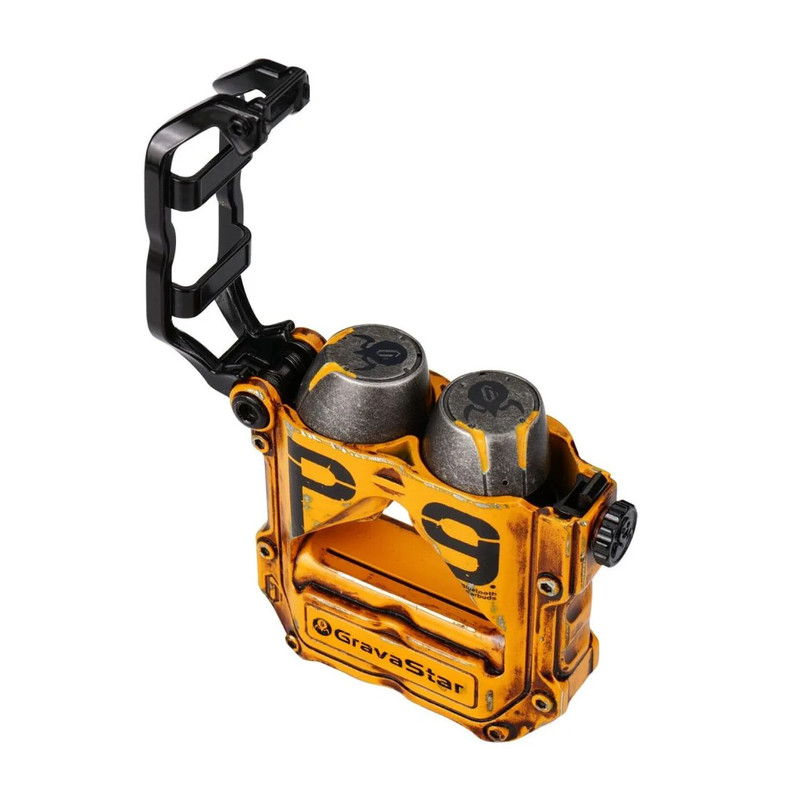 GravaStar Sirius Pro War-Damaged Wireless Earbuds - Yellow - سماعات